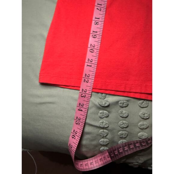 Talbots red embroidered trim tank top womens medium preppy classic minimalist - Picture 6 of 7